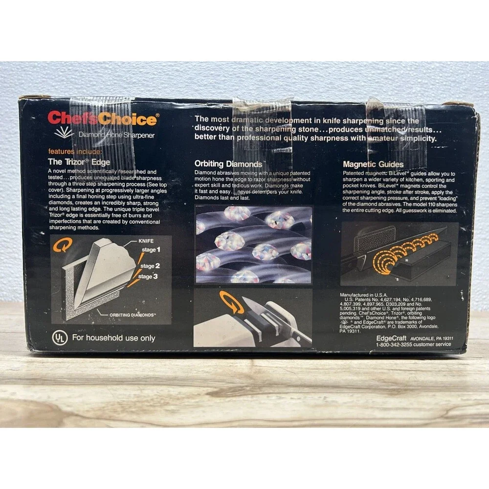 Chef's Choice Professional Diamond Hone Electric Knife Sharpener Model 110